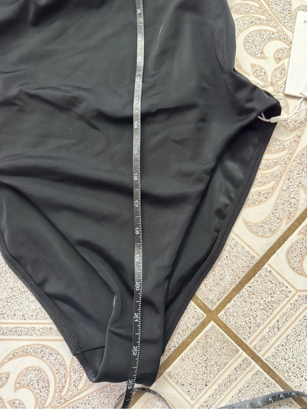 Formandfold the tilt black one piece swimsuit